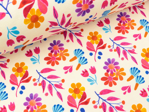 Hamburger Liebe Baumwollsweat Life Loves You Giggles meringa-bunt