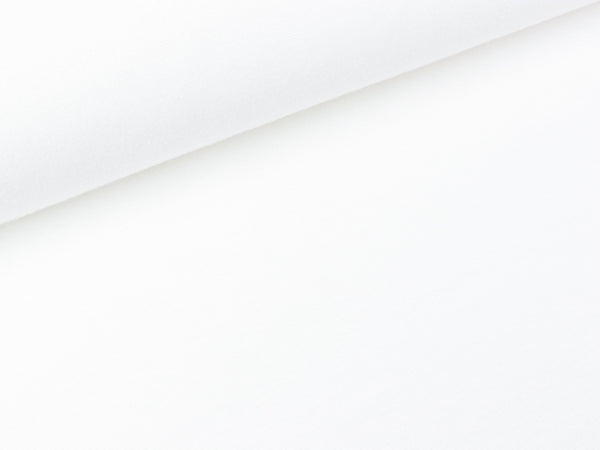 Molton 180 weiß uni