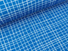 Reststück 14cm - Albstoffe SHIELD PRO Jersey Grid bluette-weiß