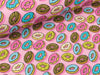 Reststück 44cm - Albstoffe SHIELD PRO Jersey Kids OMG Donuts rosa-bunt