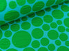 Hamburger Liebe 3D-Relief Jacquard Bloom Bubbling verde erba-türkis