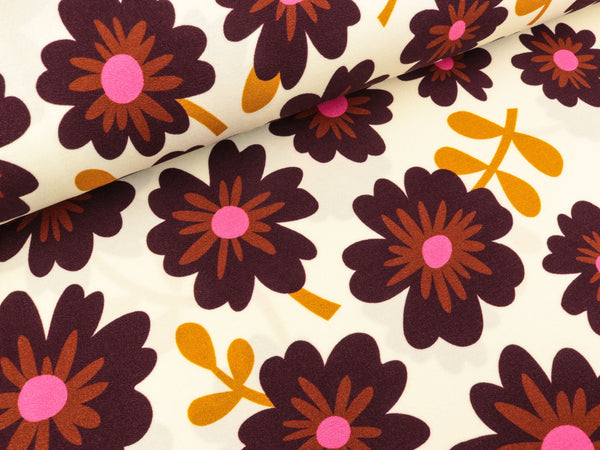 Hamburger Liebe Tencel Lyocell Jersey Bloom Hello meringa