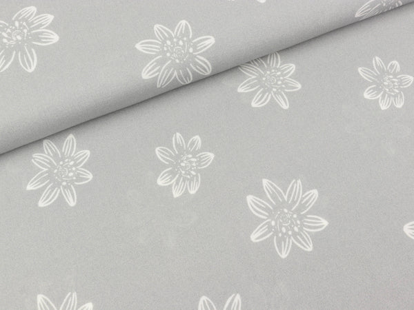 Viskosestoff Henrik Blumen auf Hellgrau