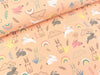 Baumwolljersey Rabbit salmon-bunt