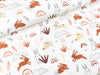 Baumwolljersey Rabbit weiß-bunt