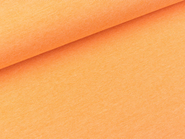 Reststück 42cm - Bio Single Jersey SOMMER MÉLANGE papaia-meringa by Hamburger Liebe