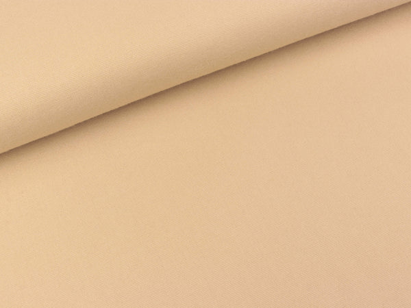 Baumwollflanell beige uni