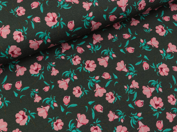 Baumwolljersey Granada anthrazit by Bienvenido Colorido