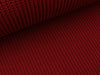Strickstoff Grobstrick gerippt dunkelrot uni
