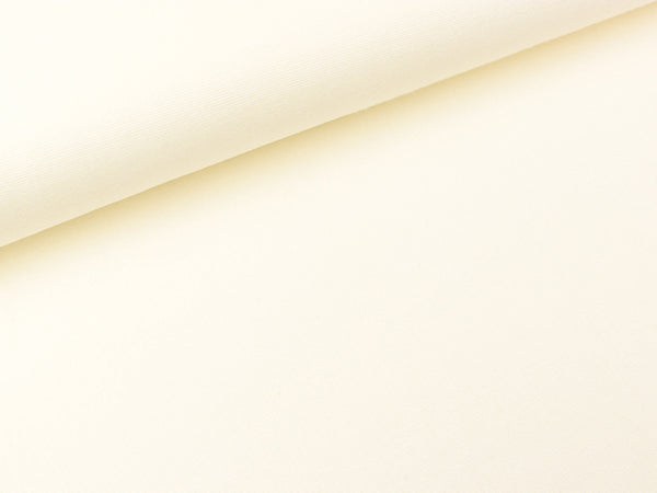 Baumwollflanell creme uni