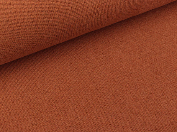 Reststück 49cm - Strickstoff Bono terracotta meliert