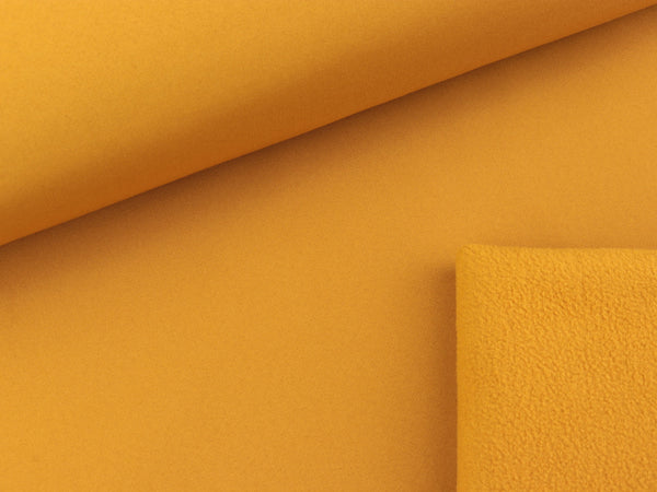 Reststück 39cm - NANO Softshell Jenny senfgelb uni