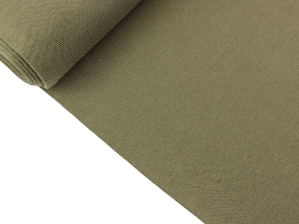 Glatte Bündchenware Heike khaki uni HW20/21