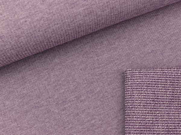 Reststück 10cm - Hamburger Liebe French Terry Winter Melange viola-meringa