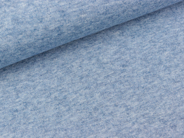 Leichter Strickstoff Angel jeansblau meliert