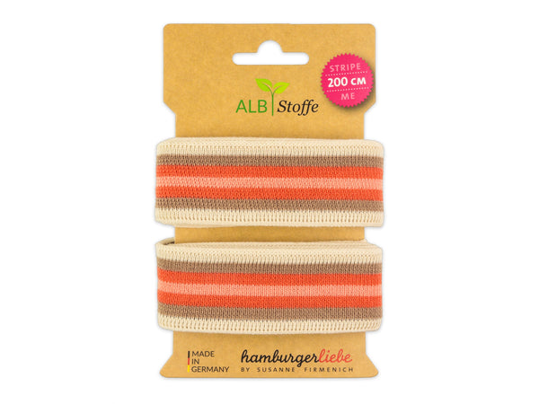 Stripe Me College AL LAGO Band meringa-scoiatollo-papaia-nude