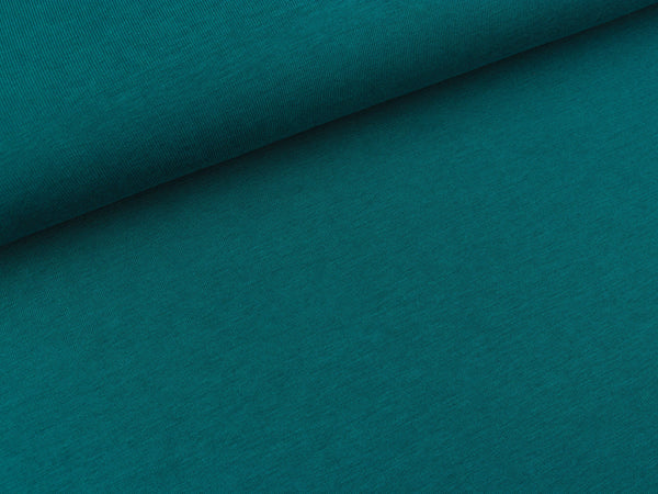 Bambus Jersey petrol uni