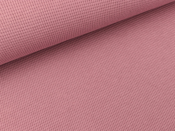 Waffeljersey Clarissa altrosa uni