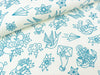Reststück 43cm - Hamburger Liebe Baumwolljersey Ahoy Sailor Simple meringa-petrol