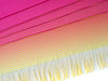 Reststück 22cm - Hamburger Liebe Fringe Me Dip Dye Pink mit Fransenborte