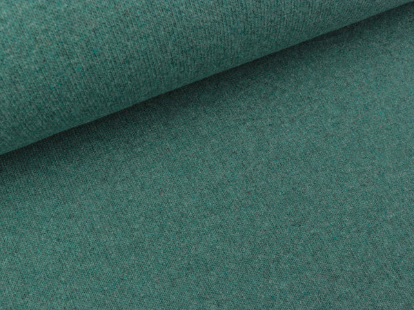 Reststück 43cm - Strickstoff Bono oldmint meliert HW21/22