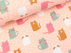 Soft Sweat Meow! Katzen auf Light rose