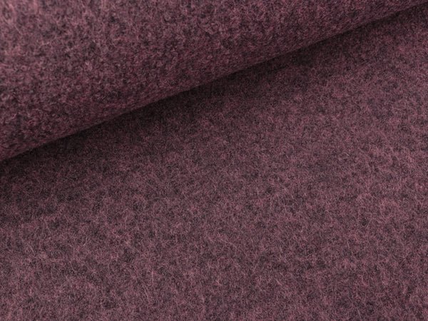 Gekochte Wolle Naomi altrosa meliert Wollwalk