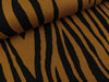 Reststück 94cm - Jacquard Jersey Wood ocker-schwarz by Thorsten Berger