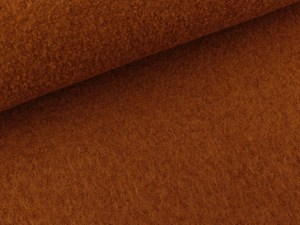 Gekochte Wolle Naomi ocker meliert Wollwalk