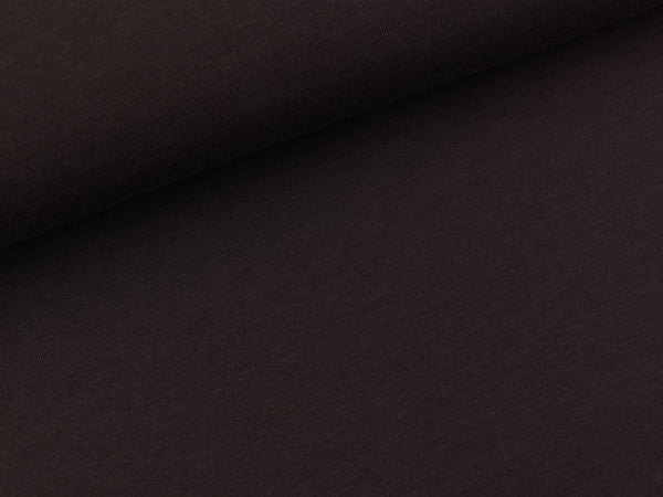 Bio-Single-Jersey mokka uni by Albstoffe