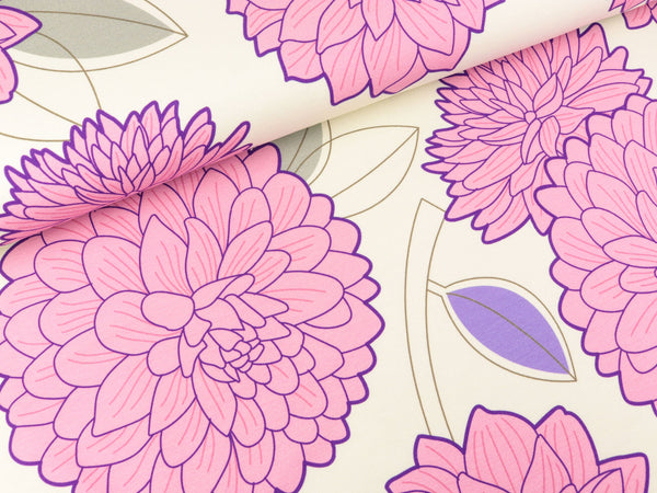 Reststück 34cm - Hamburger Liebe Leichter Baumwollsweat Only You Shine Bright meringa-bunt