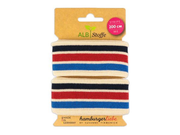 Stripe Me College BLING BLING meringa-blue navy-flamme-bluette