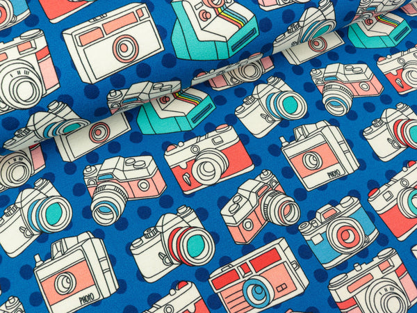 Hamburger Liebe Leichter Baumwollsweat Darling Things Say Cheese bluette-bunt