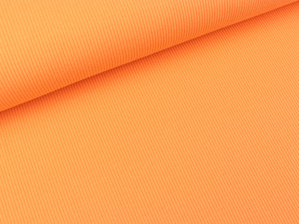 Reststück 72cm - Rippjersey Marissa apricot uni