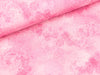 Baumwolljersey Yoga Love Ornamente weiß auf pink-rosa