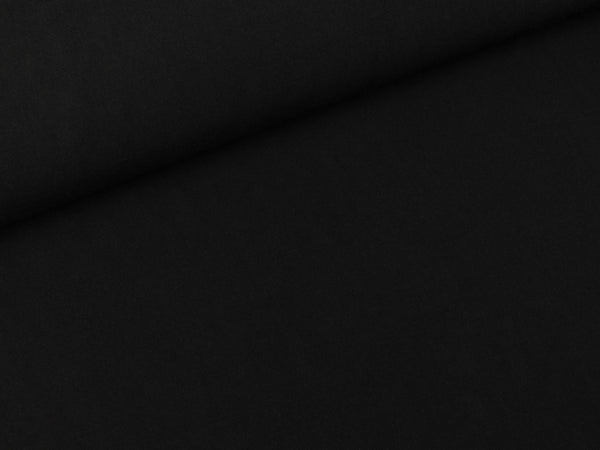 Modal Bamboo Twill schwarz uni