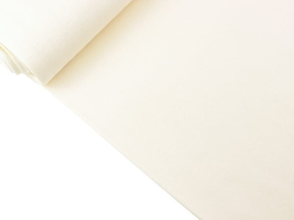 Glatte Bündchenware Heike ecru