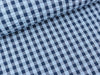 Seersucker Karomuster dunkelblau-hellblau