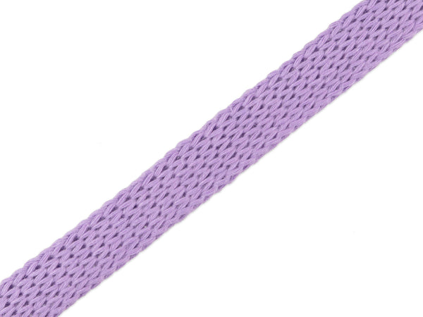 1m Flach- und Hoodiekordel Cord Me Midnight glicine 20mm