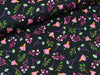 Reststück 50cm - Hamburger Liebe New Cotton Satin Webware Evermore Everything schwarz-bunt