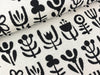 Hamburger Liebe 2 Farb-Jacquardjersey Evermore Diversity schwarz-meringa