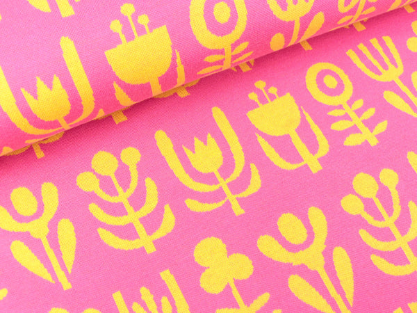 Hamburger Liebe 2 Farb-Jacquardjersey Evermore Diversity polenta-ortensia