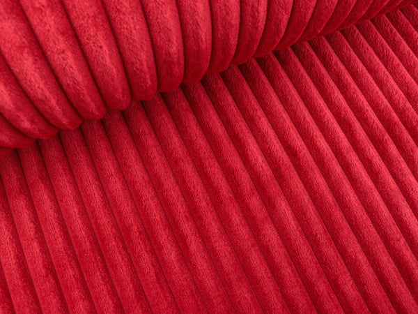 Fluffy Cuddle Blinky Gerippt rot uni