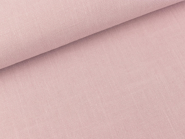 Viskoseleinen Leinenstruktur old rose uni