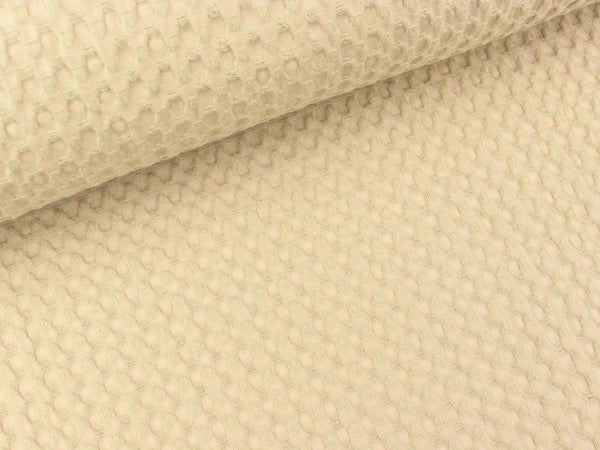 Soft Waffle Waffelpiqué sand uni