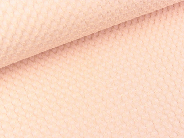 Soft Waffle Waffelpiqué hellrosa uni