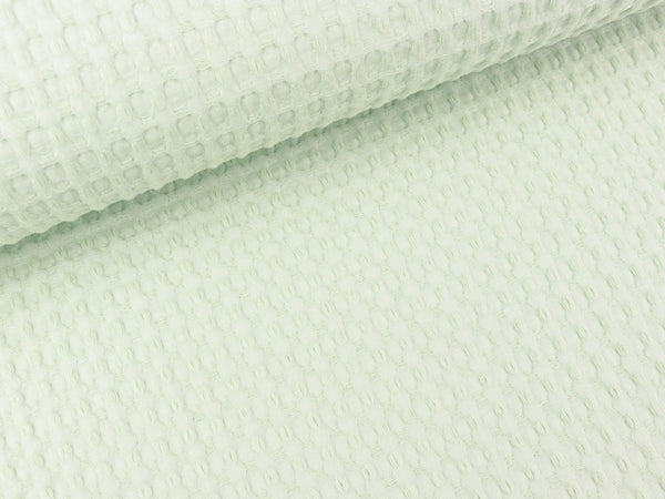 Soft Waffle Waffelpiqué hellmint uni