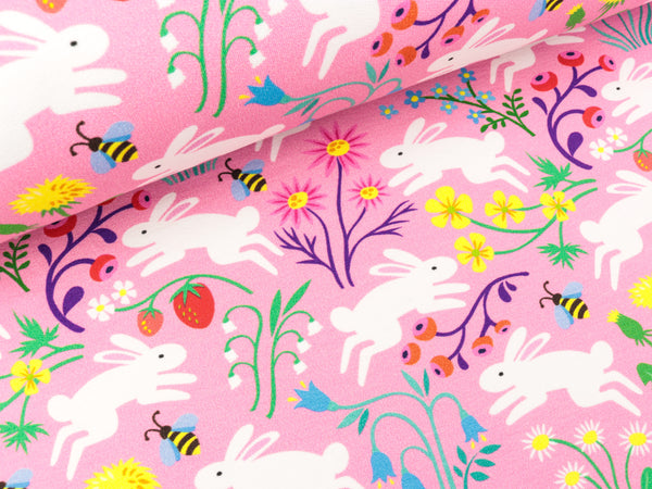 Hamburger Liebe Classic No.1 Baumwollsweat Bunny Belle rosa scuro-bunt