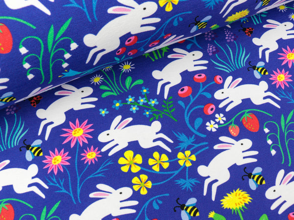 Hamburger Liebe Classic No.1 Baumwollsweat Bunny Belle bluette-bunt