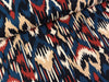 Baumwoll Canvas Abstrakt navy-bunt